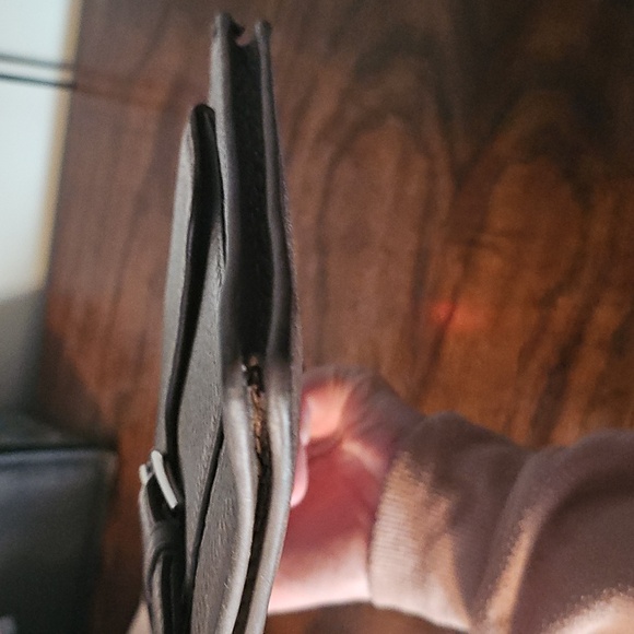 Michael Kors Gray/taupe Leather Clutch - Flawed - Picture 8 of 8